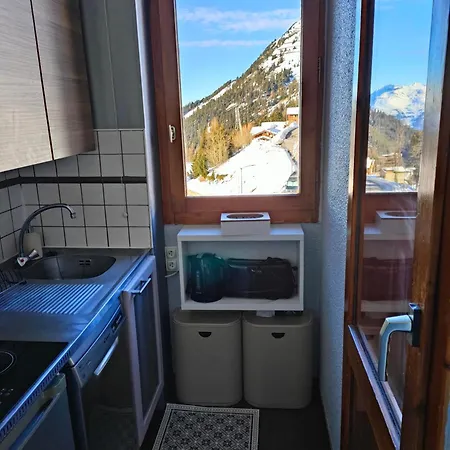 5 P Belle Plagne Skis Aux Pieds דירה